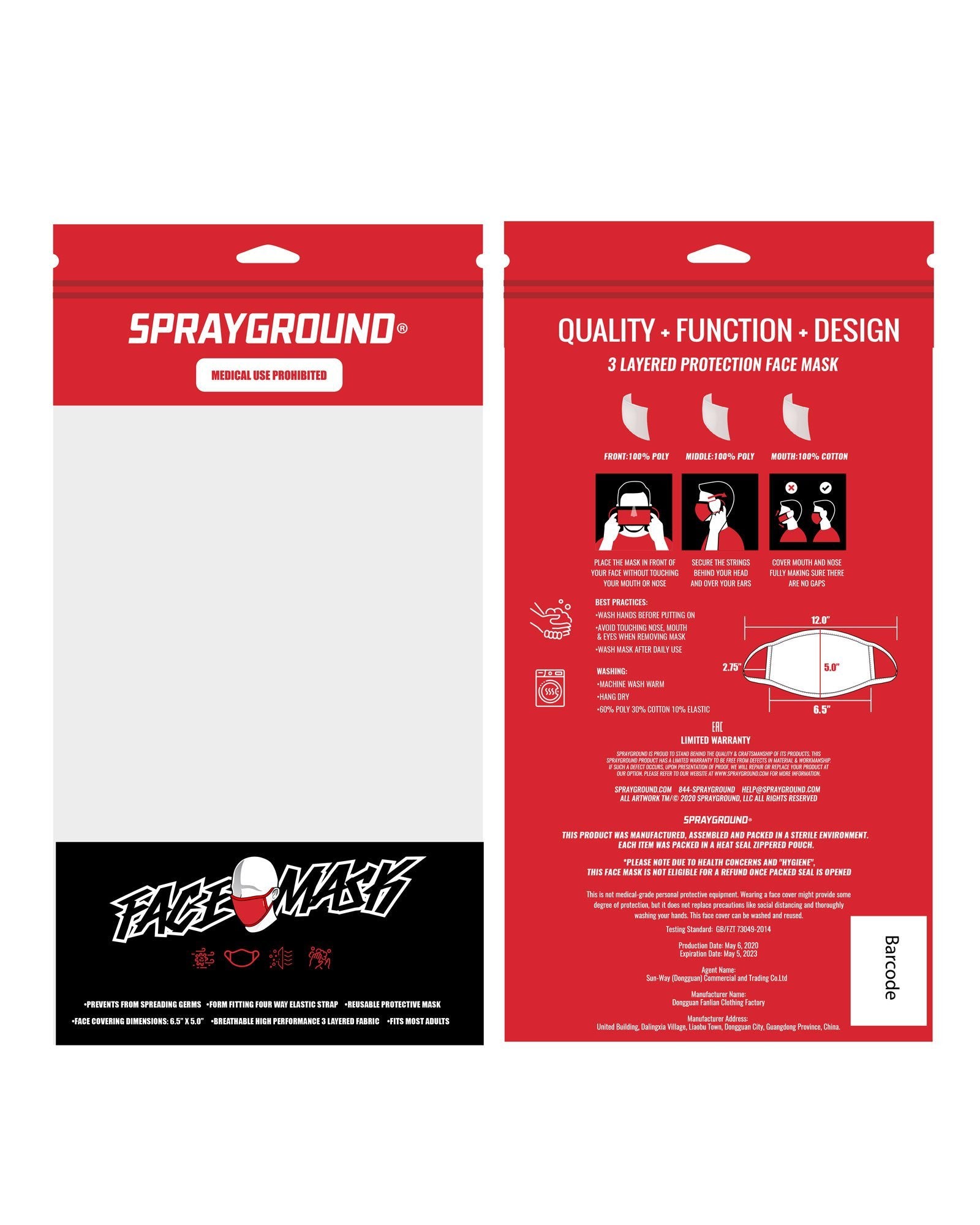 MONEY WHERE UR MOUTH IS FORM-FITTING MASK - Image 6