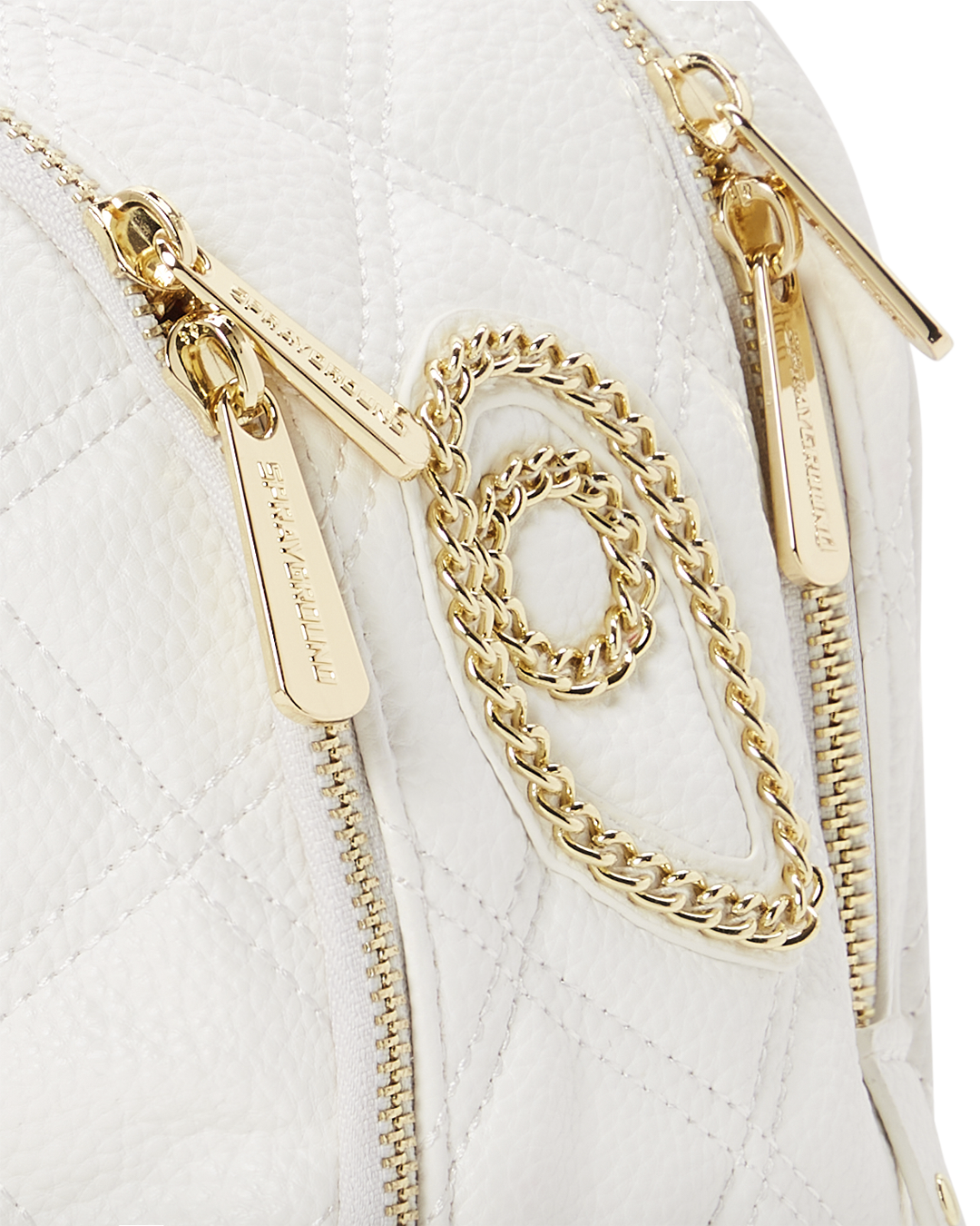RIVIERA LE BLANC GOLD CHAIN SHARK SAVAGE BACKPACK - Image 9