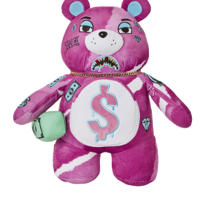 PINK PUNK MONEYBEAR TEDDYBEAR BACKPACK