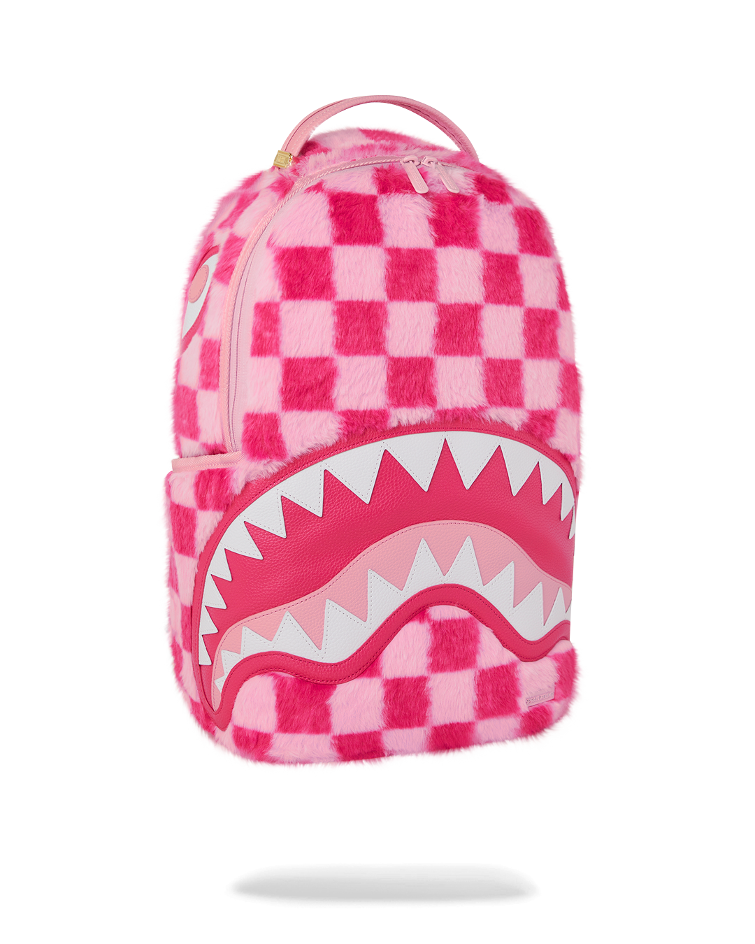 FURZILLA SHARK (PINK CHECK) BACKPACK - Image 5