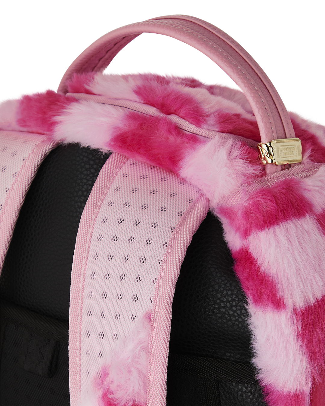 FURZILLA SHARK (PINK CHECK) BACKPACK - Image 12
