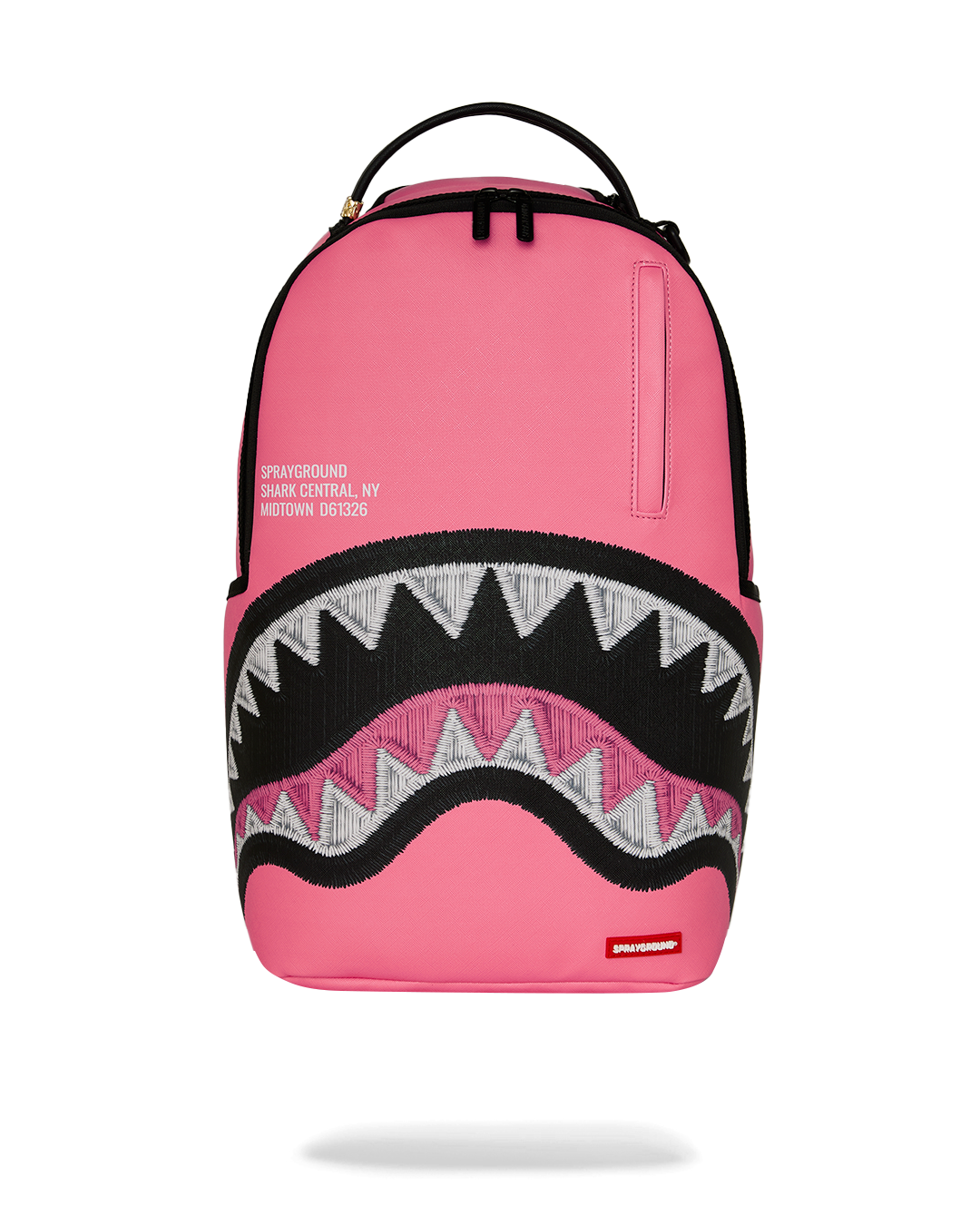SHARK CENTRAL EMBROIDERED EFFECT BACKPACK
