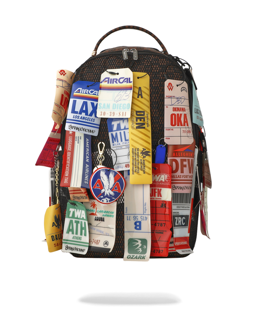AMERICAN AIRLINES 100 YRS - TAGS ON TAGS BACKPACK