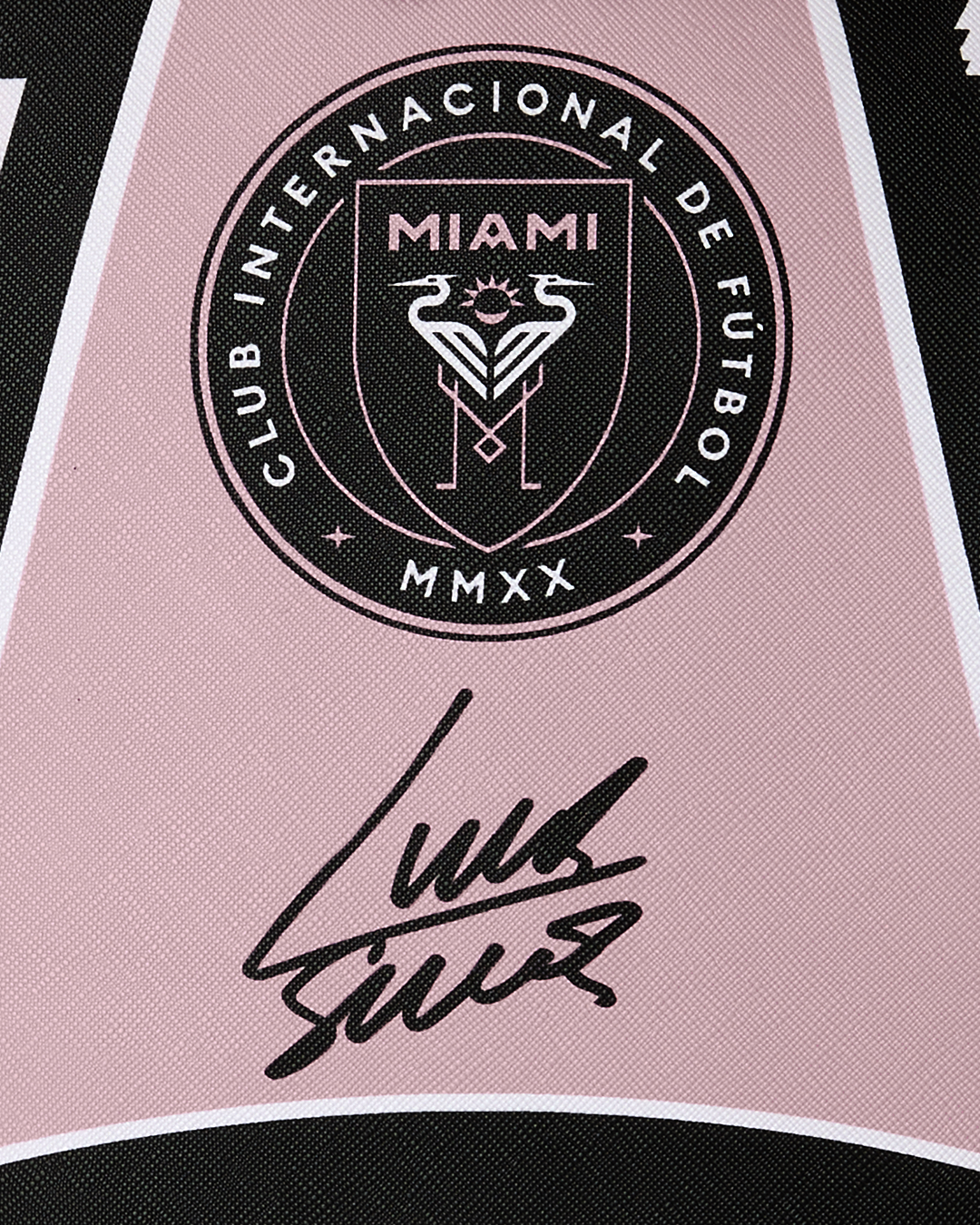MLS COLLAB - INTERMIAMI LUIS SUAREZ PINK STRIPE BACKPACK - Image 9