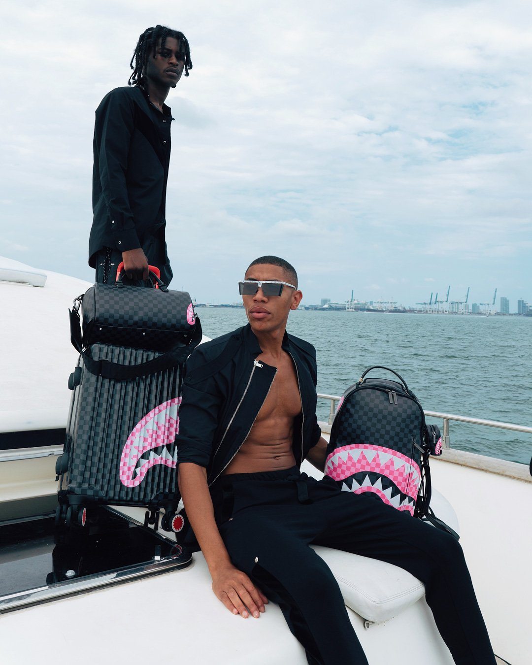 SHARKS IN CANDY CARRY-ON LUGGAGE - Image 2