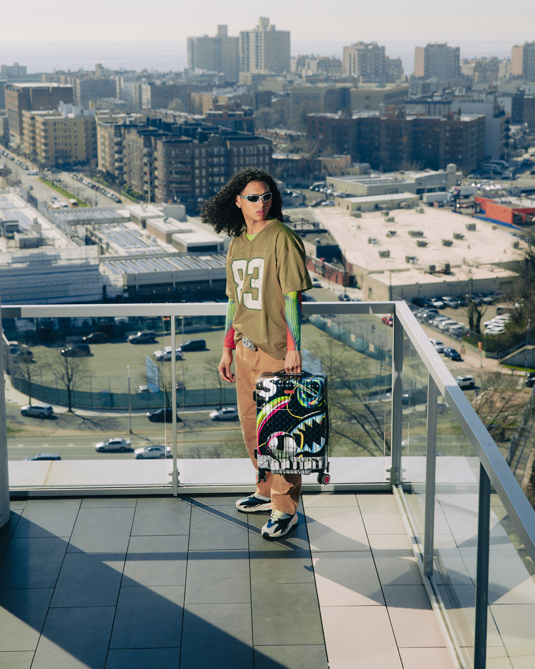 MIND TRIP SHARK DOSE SHARKNAUTICS HARDSHELL CARRY-ON LUGGAGE - Image 2