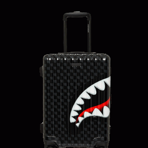 SHARKS IN PARIS HYPER PUFF CARRY-ON LUGGAGE