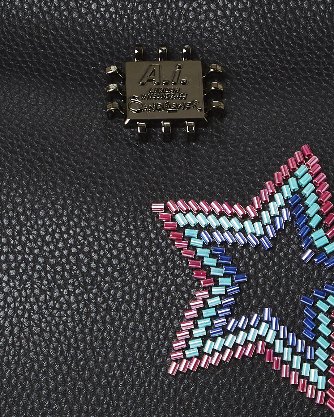 STAR RACER A.I.7 SANDFLOWER COLLAB BEADED TOTE - Image 13