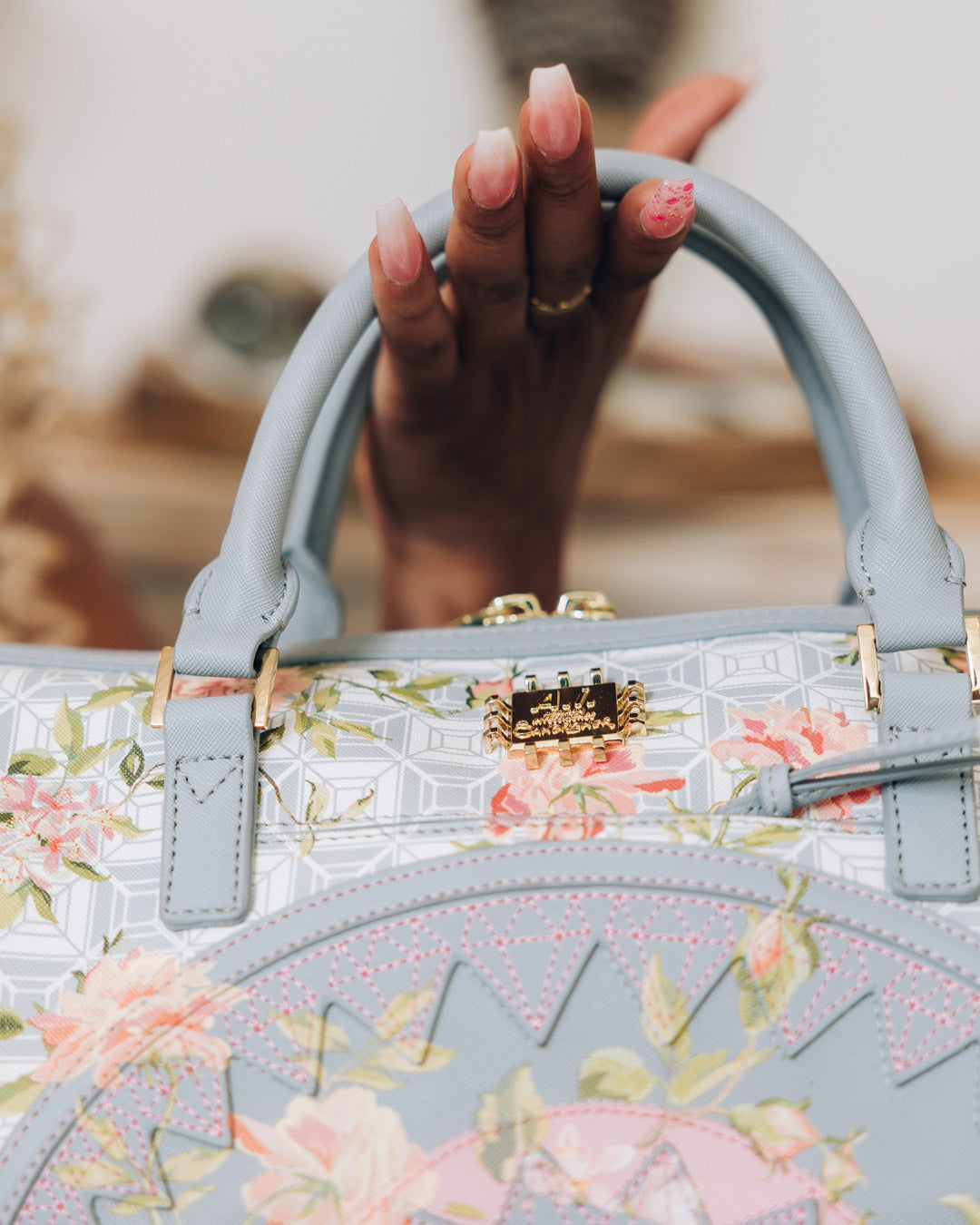A.I. AFRICAN INTELLIGENCE ELEGANT ENERGY MINI DUFFLE ?C SANDFLOWER COLLAB - Image 2